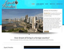 Tablet Screenshot of expatsparadise.com